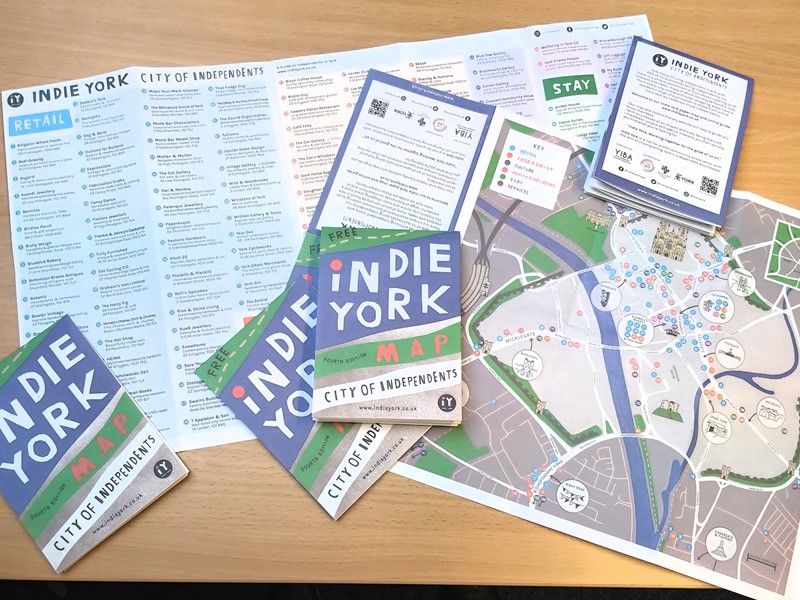 It's here! We are very excited to share that the fourth edition of the Indie York map has arrived!